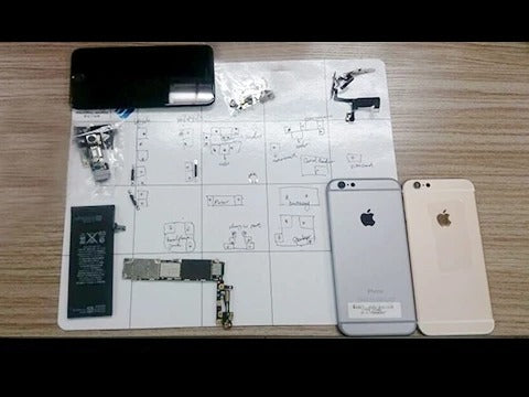 How to replace bare iPhone 6 rear housing? - Complete iPhone 6 teardown & assembly tutorial