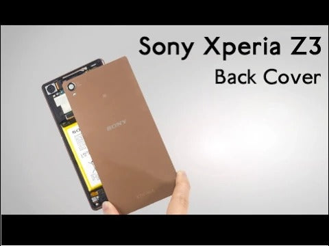 Sony Xperia Z3 Back Cover Disassemble