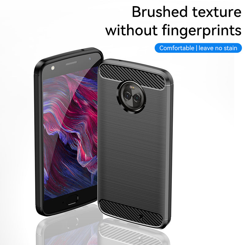 Brushed Silicone Phone Case For Motorola Moto X4