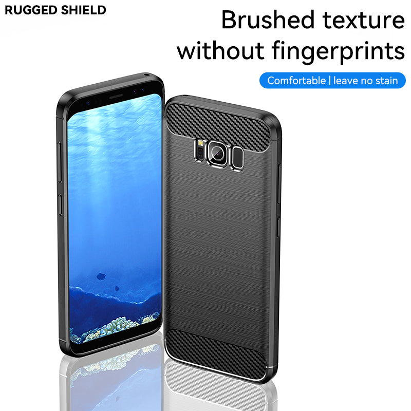Brushed Silicone Phone Case For Samsung Galaxy S Light Luxury
