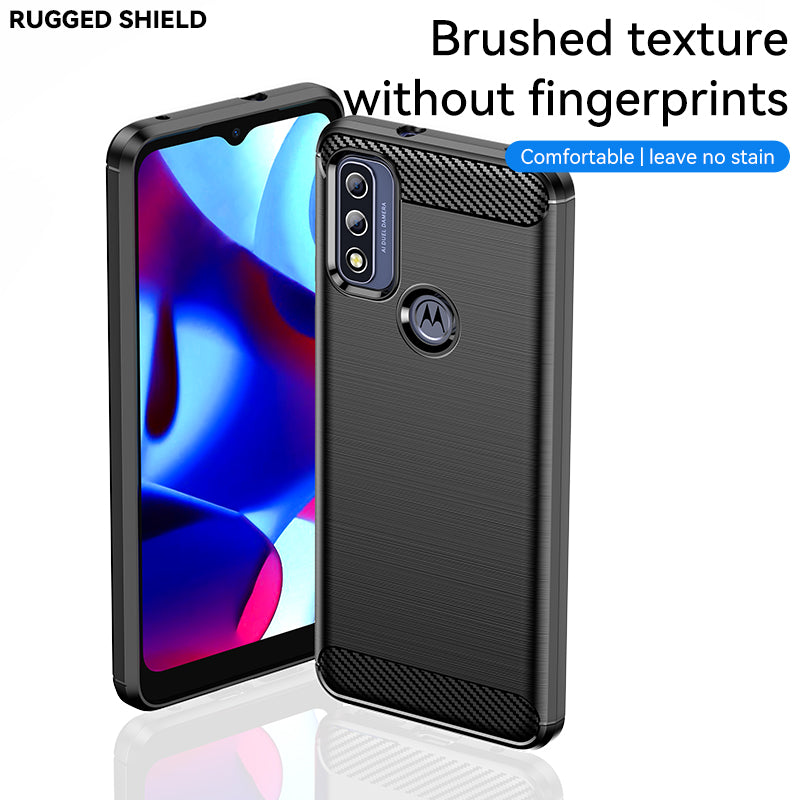 Brushed Silicone Phone Case For Motorola Moto G Pure 2021