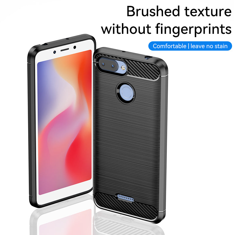 Brushed Silicone Phone Case For Redmi 6