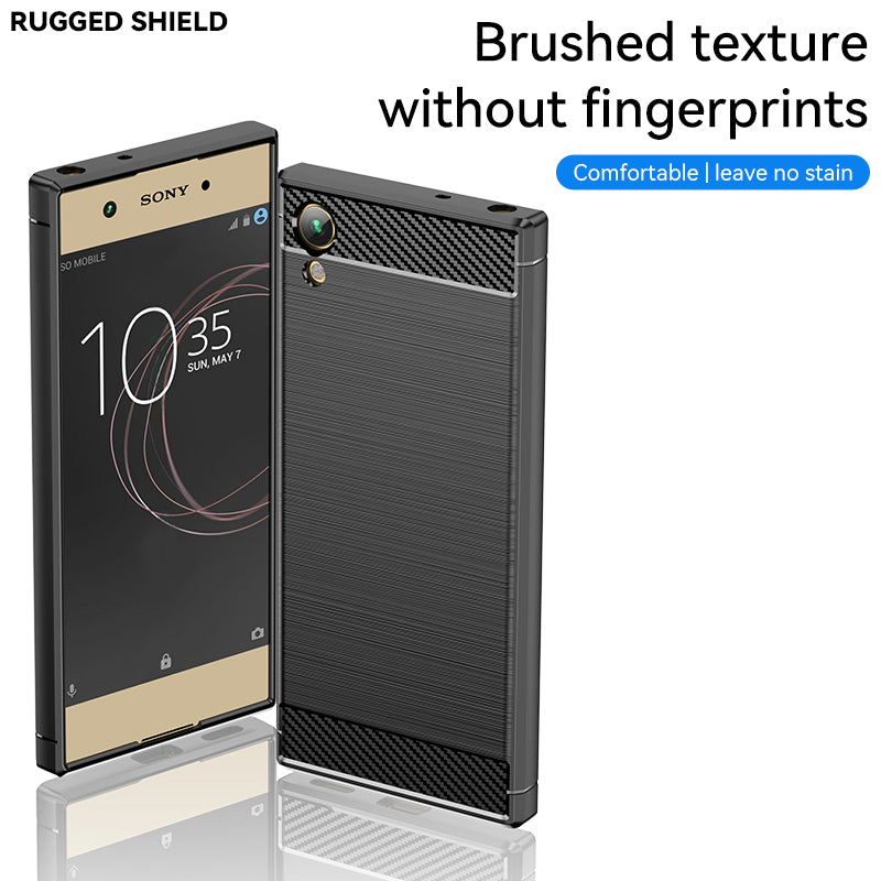 Brushed Silicone Phone Case For Sony Xperia XA1