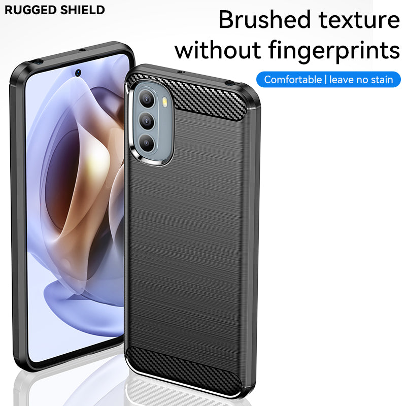 Brushed Silicone Phone Case For Motorola Moto G31