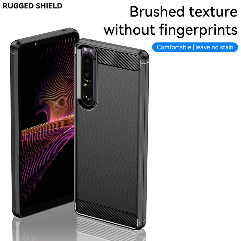Brushed Silicone Phone Case For SSony Xperia 1 III