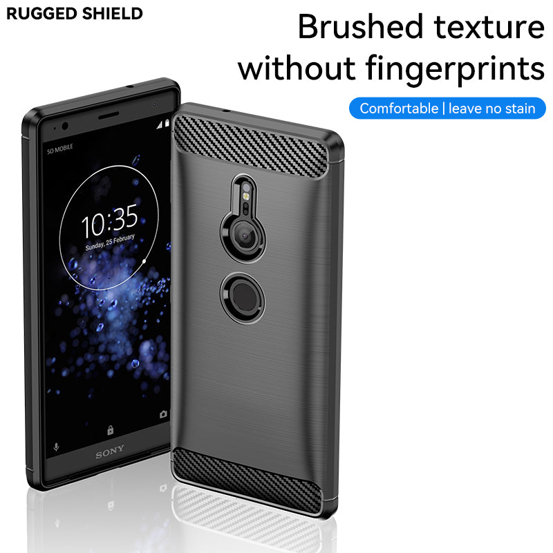 Brushed Silicone Phone Case For Sony Xperia XZ2