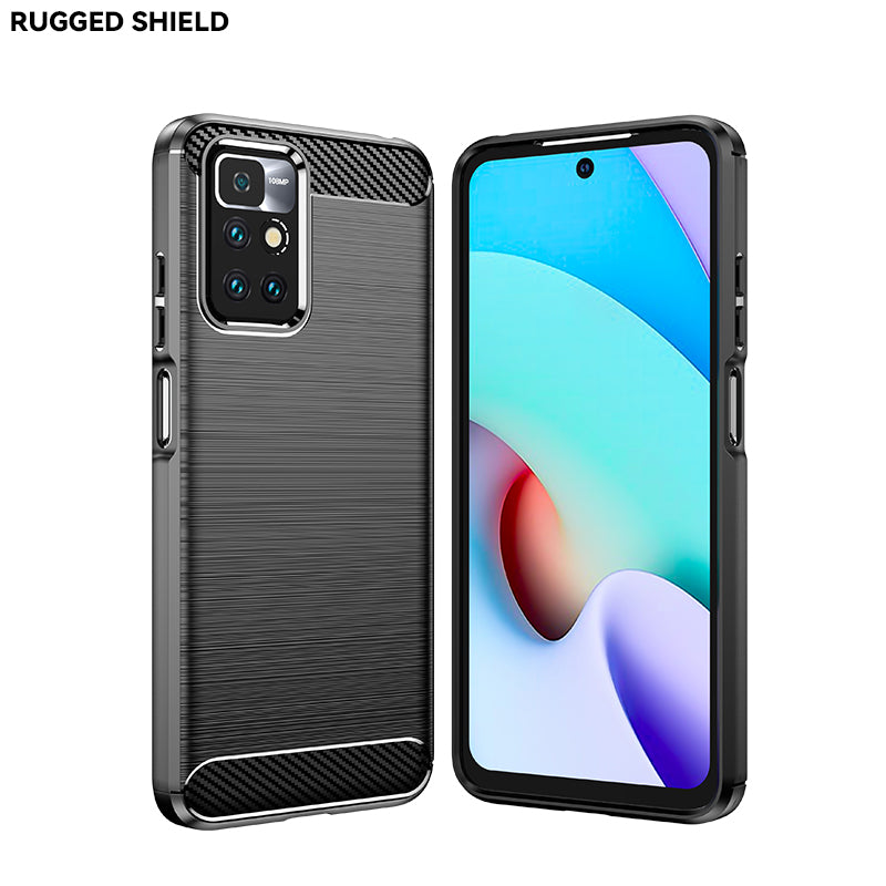 Brushed Silicone Phone Case For Redmi 10 Prime 2022