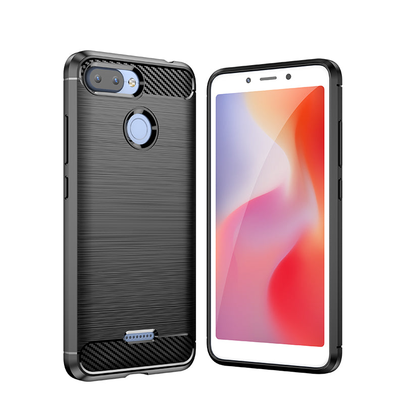 Brushed Silicone Phone Case For Redmi 6