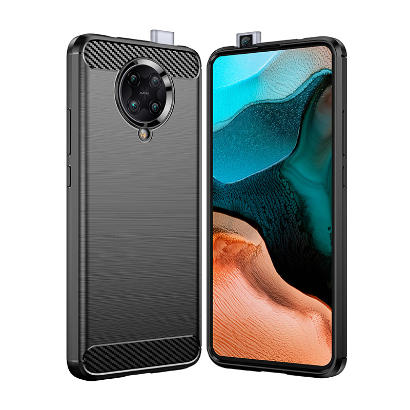 Brushed Silicone Phone Case For Redmi K30 Pro