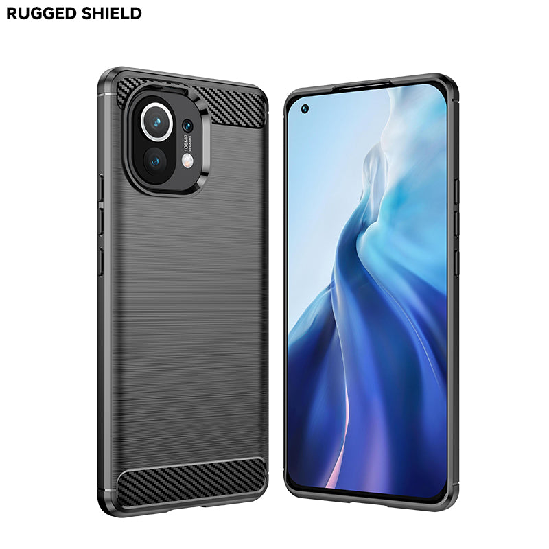 Brushed Silicone Phone Case For Xiaomi Mi 11
