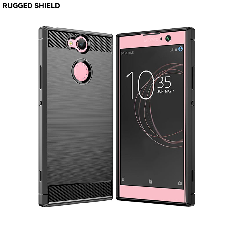 Brushed Silicone Phone Case For Sony Xperia XA2