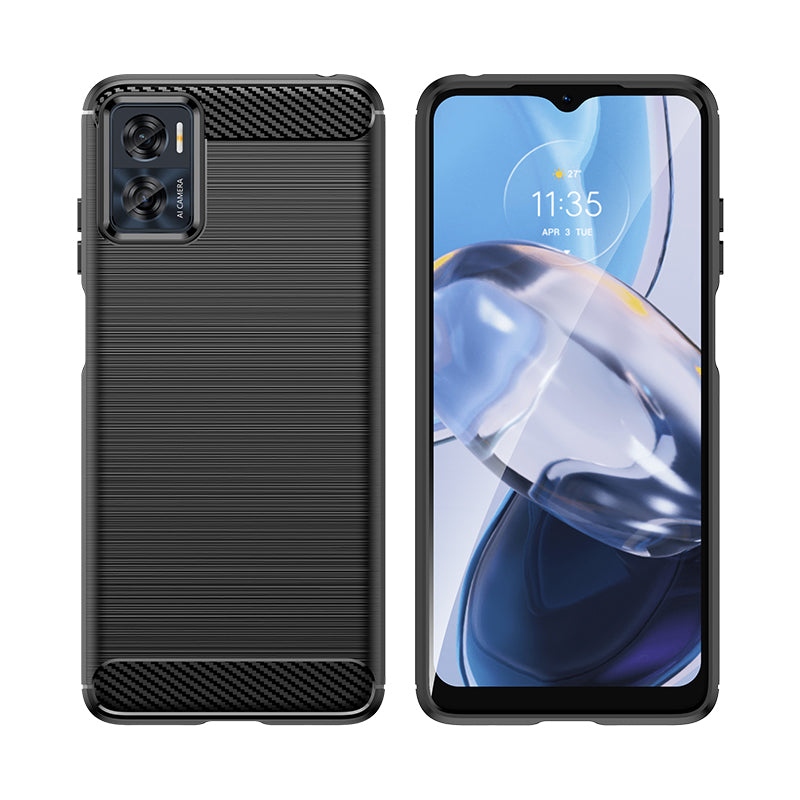 Brushed Silicone Phone Case For Motorola Moto E22