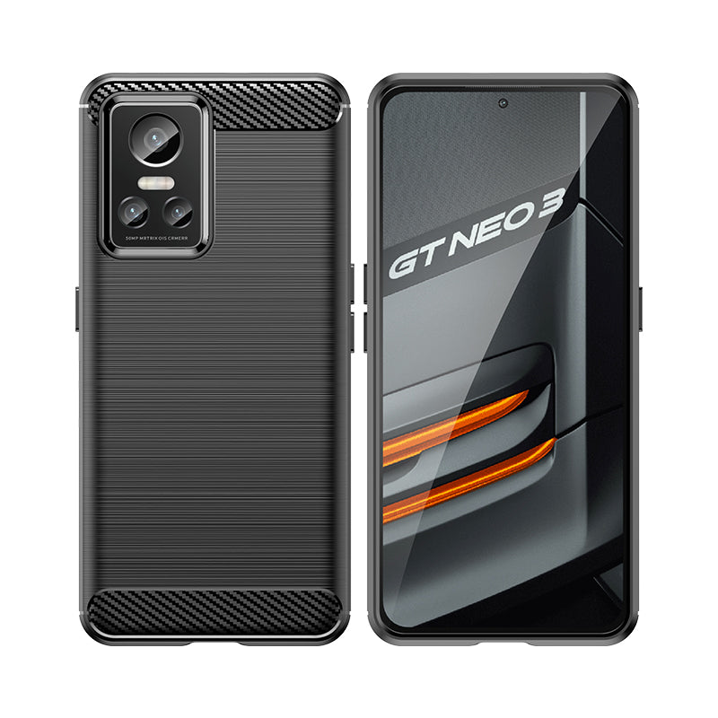 Brushed Silicone Phone Case For Realme GT NEO3
