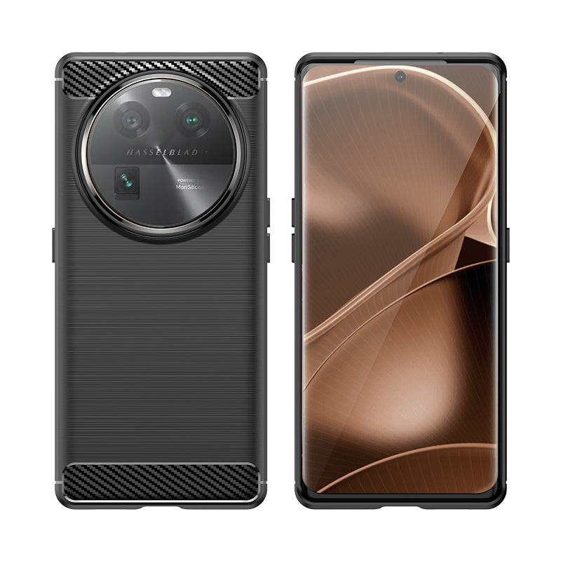 Brushed Silicone Phone Case For OPPO Find X6 Pro 5G