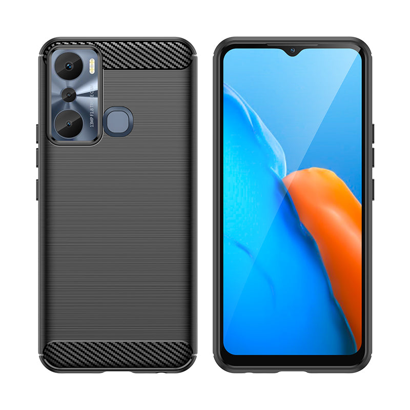 Brushed Silicone Phone Case For Infinix Hot 20i