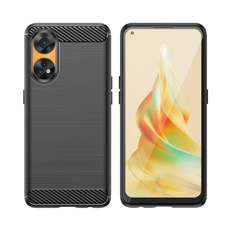 Brushed Silicone Phone Case For OPPO Reno8 T 4G
