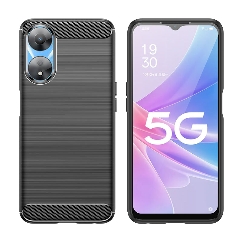 Brushed Silicone Phone Case For OPPO A58 5G