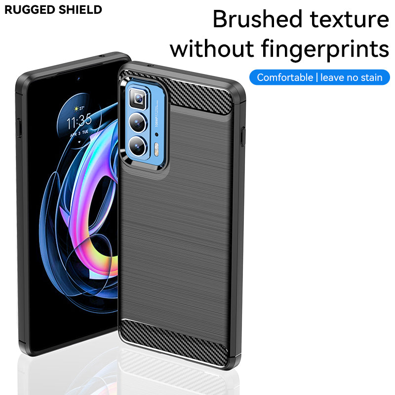 Brushed Silicone Phone Case For Motorola Moto Edge S Pro