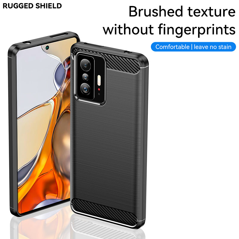 Brushed Silicone Phone Case For Xiaomi Mi 11T Pro