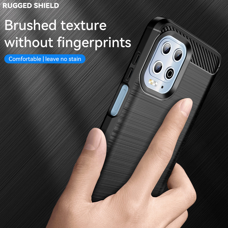 Brushed Silicone Phone Case For Motorola Moto Edge S