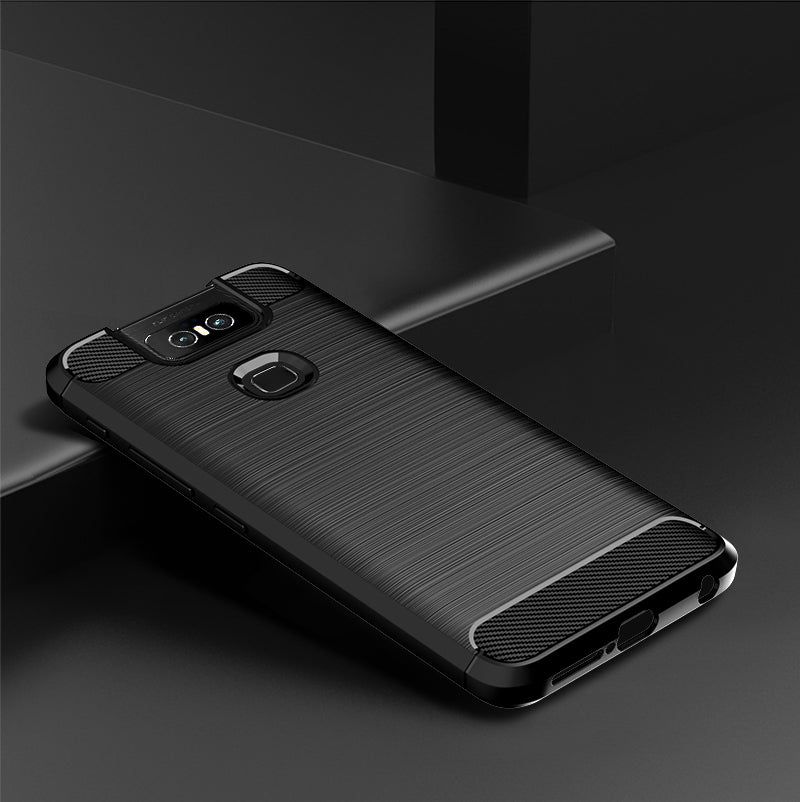 Brushed Silicone Phone Case For ZenFone 6/6Z/ZS630KL