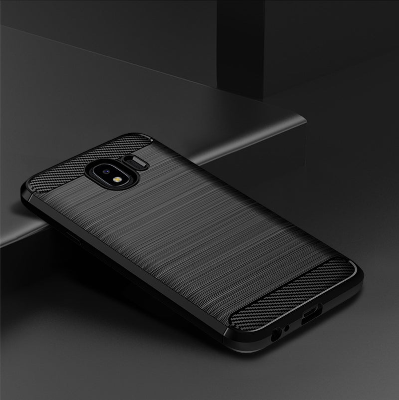 Brushed Silicone Phone Case For Samsung Galaxy J4 2018