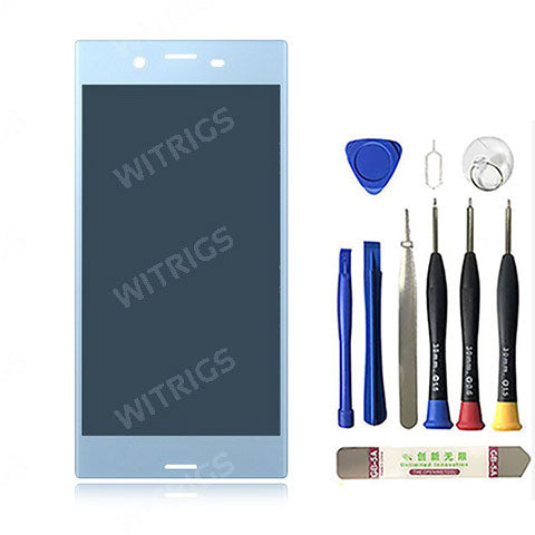 OEM LCD Screen with Digitizer Replacement for Sony Xperia XZs Ice Blue