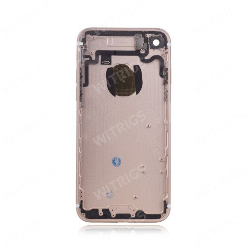 OEM Custom Back Housing + Power Button Flex for iPhone 7 Gold