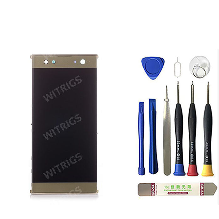 OEM Screen Replacement with Frame for Sony Xperia XA2 Ultra Gold
