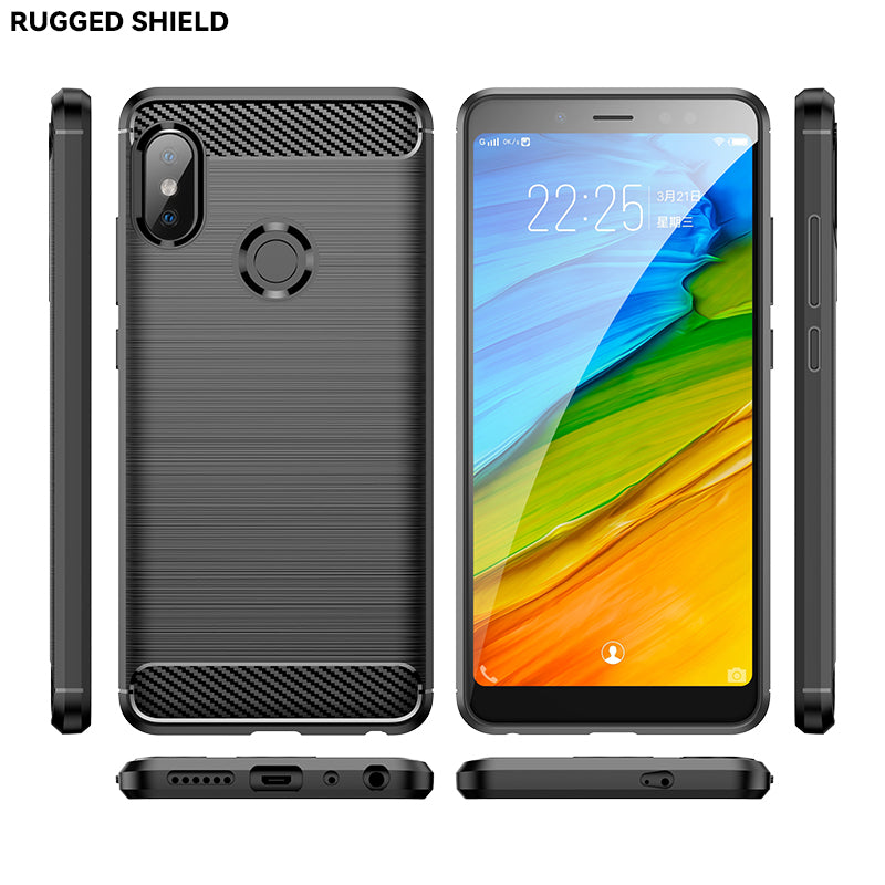 Brushed Silicone Phone Case For Redmi Note 5