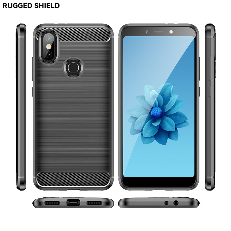 Brushed Silicone Phone Case For Xiaomi Mi A2