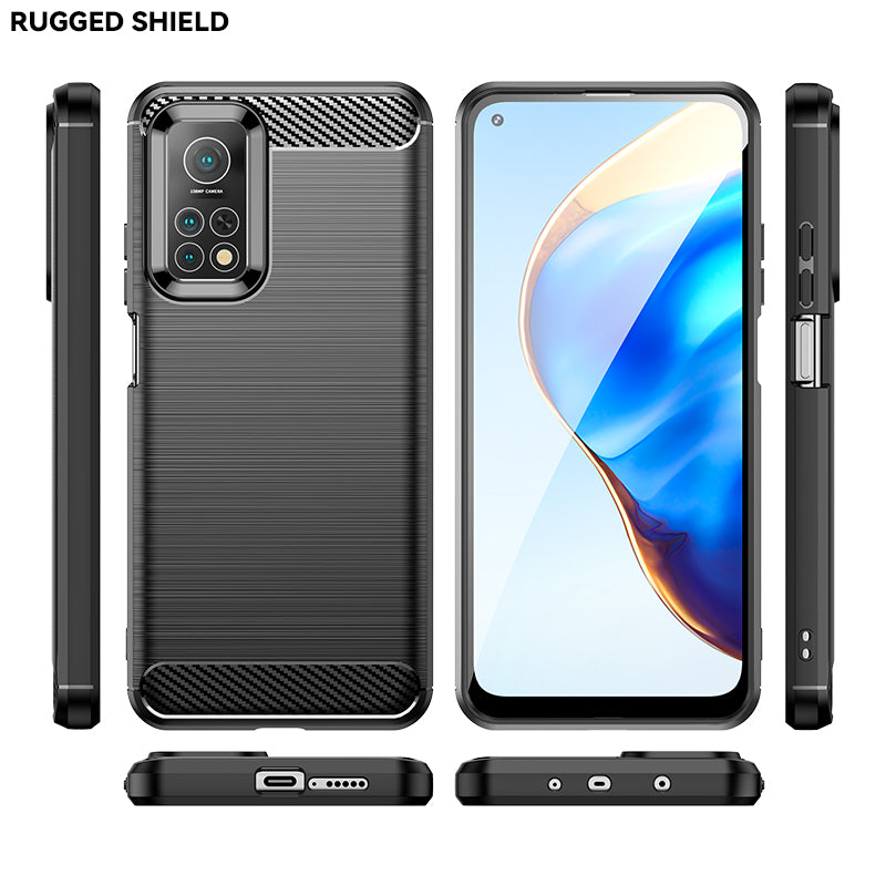 Brushed Silicone Phone Case For Xiaomi Mi 10T