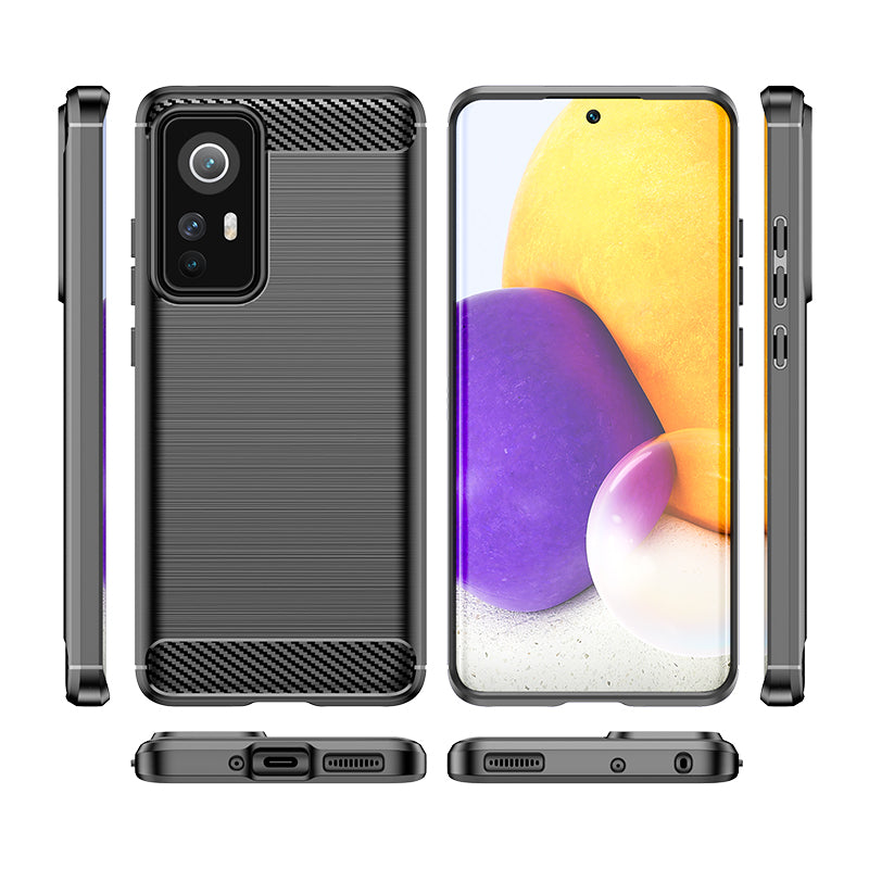 Brushed Silicone Phone Case For Xiaomi Mi 12