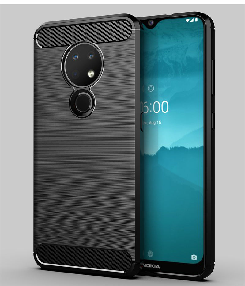 Brushed Silicone Phone Case For Nokia 6.2
