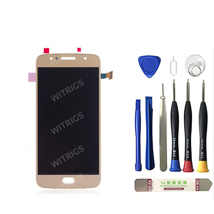 OEM Screen Replacement for Motorola Moto G5S Fine Gold