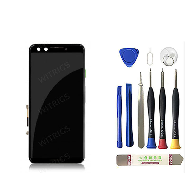 OEM Screen Replacement with Frame for Google Pixel 3 Clearly White