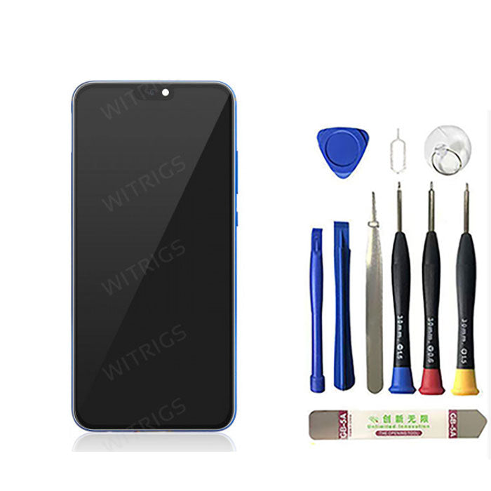 OEM Screen Replacement with Frame for Huawei Honor 8X Blue