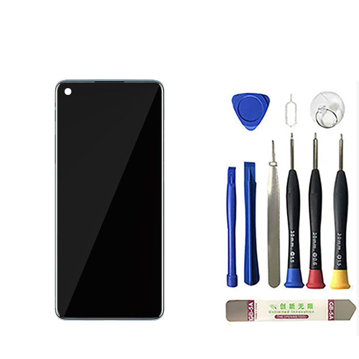 OEM Screen Replacement with Frame for OnePlus 8 Silver