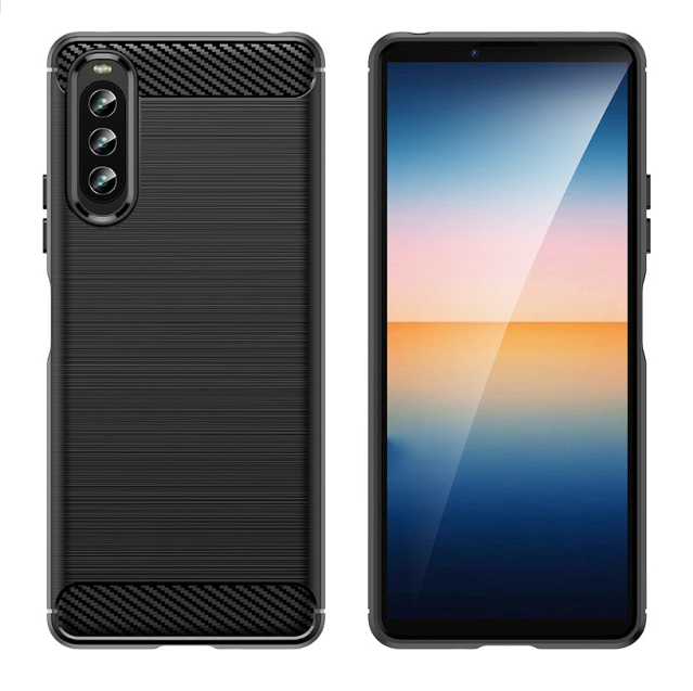 Brushed Silicone Phone Case For Sony Xperia 10 IV.