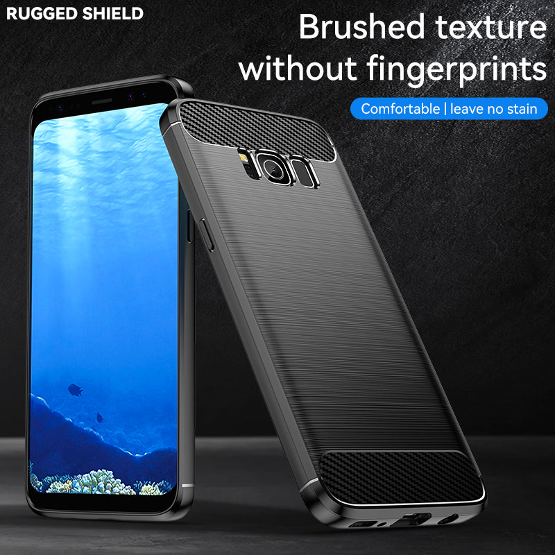 Brushed Silicone Phone Case For Samsung Galaxy S8 Lite