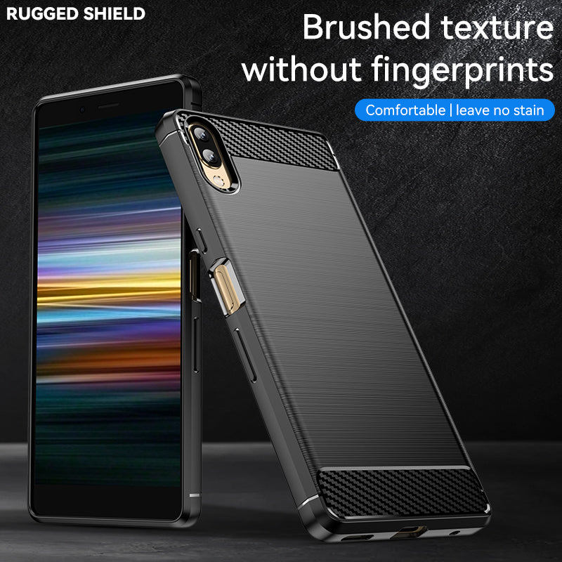 Brushed Silicone Phone Case For Sony Xperia L3