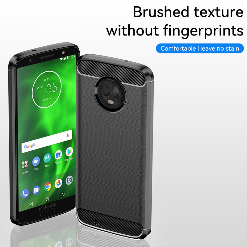 Brushed Silicone Phone Case For Motorola Moto G6
