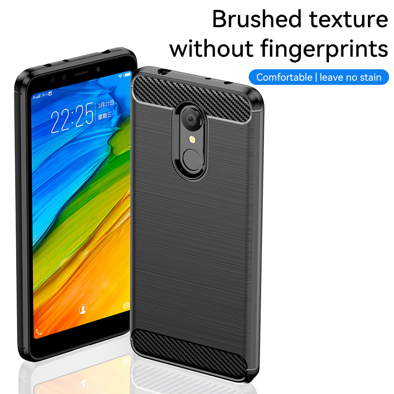 Brushed Silicone Phone Case For Redmi 5