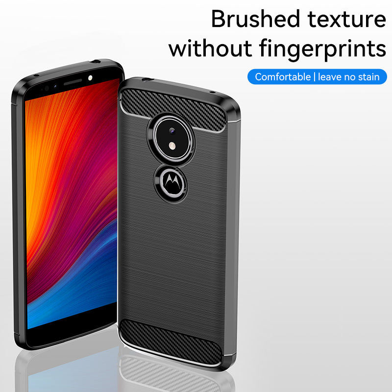 Brushed Silicone Phone Case For Motorola Moto G6 Play