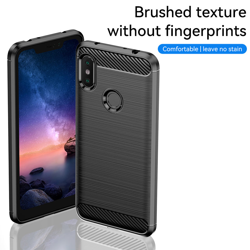 Brushed Silicone Phone Case For Redmi Note 6