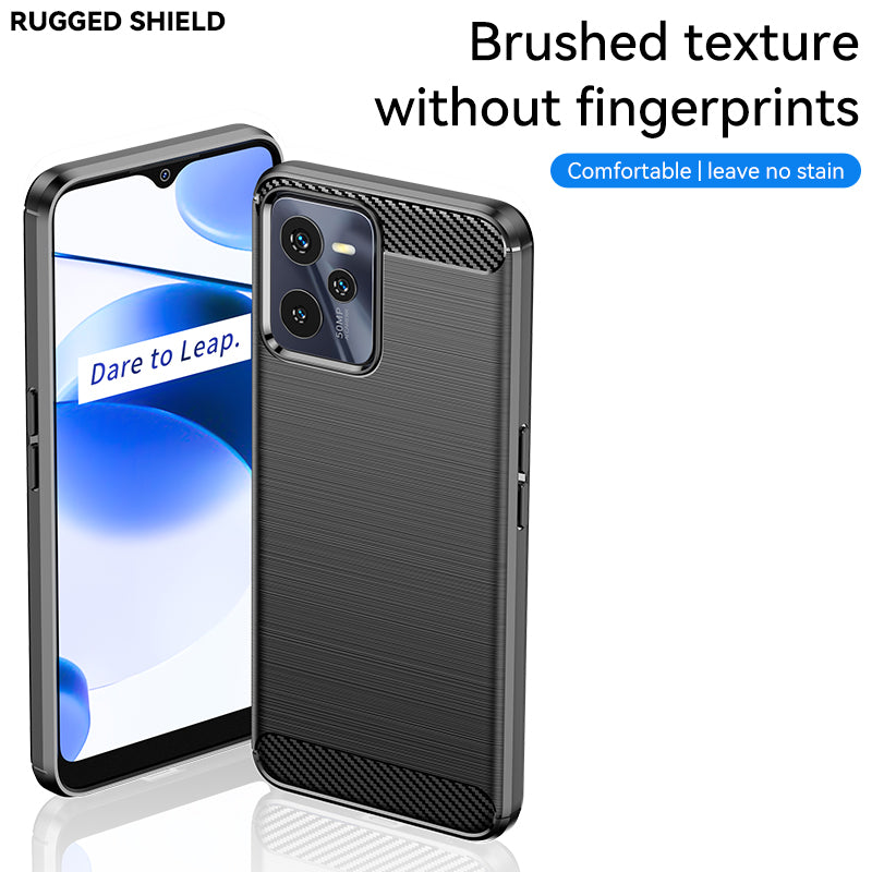 Brushed Silicone Phone Case For Realme C35