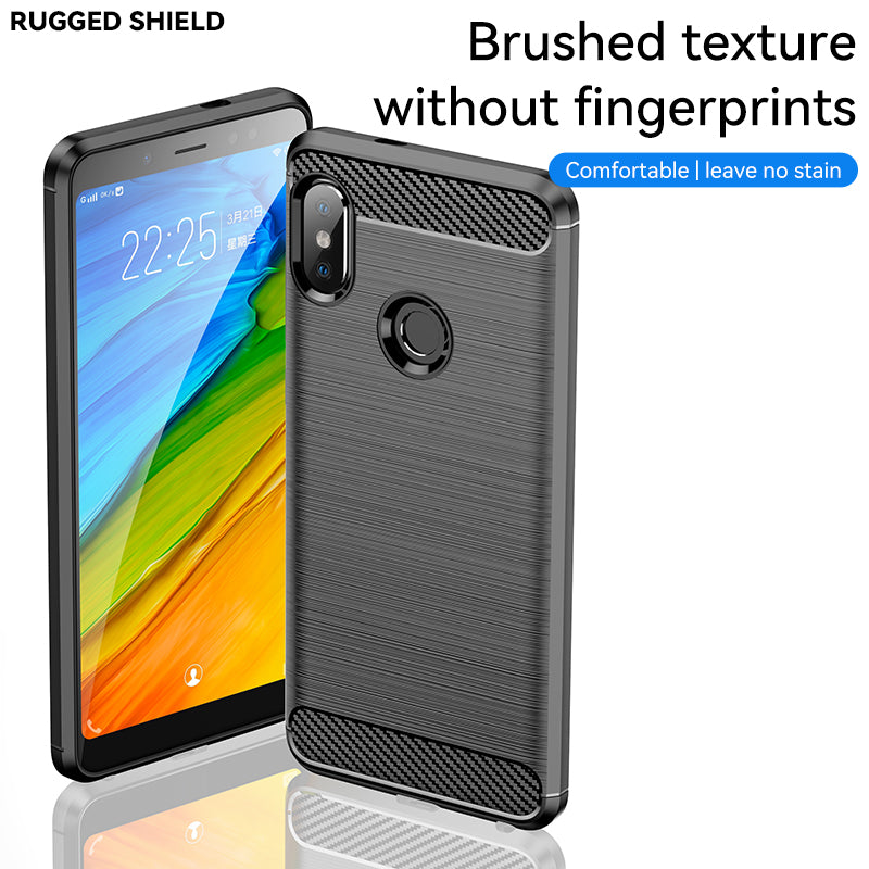 Brushed Silicone Phone Case For Redmi Note 5