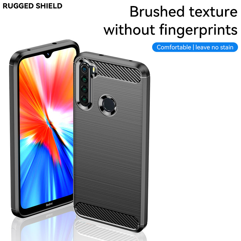 Brushed Silicone Phone Case For Redmi Note 8