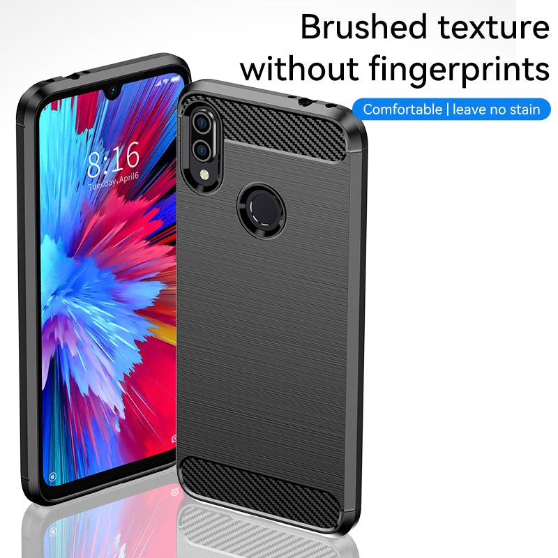 Brushed Silicone Phone Case For Redmi Note 7
