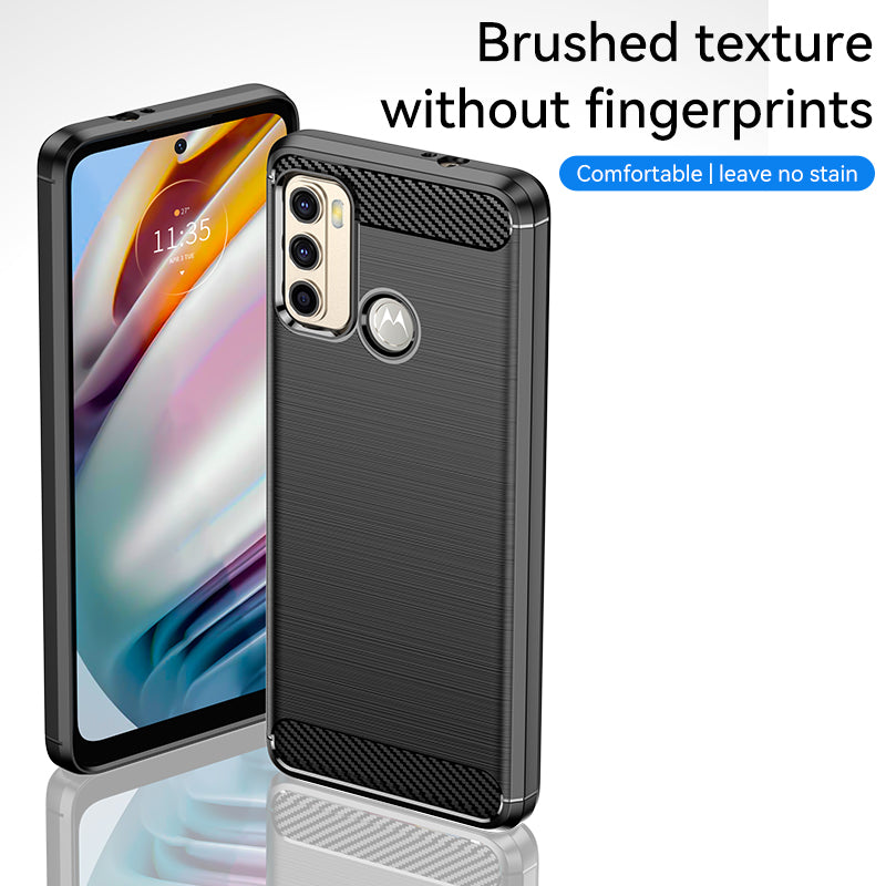 Brushed Silicone Phone Case For Motorola Moto G40 Fusion